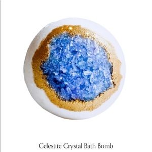 Celestite Crystal Bath Bomb